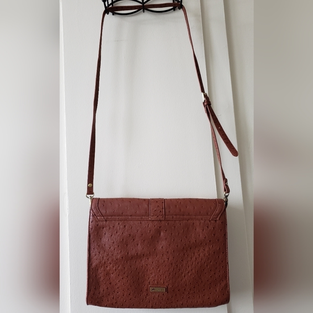 Vintage Koret Ostrich Satchel Crossbody Messenger bag - Picture 7 of 7